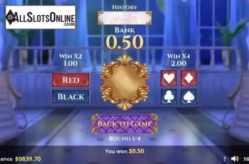 Gamble screen. Cuddles & Co. from Lady Luck Games