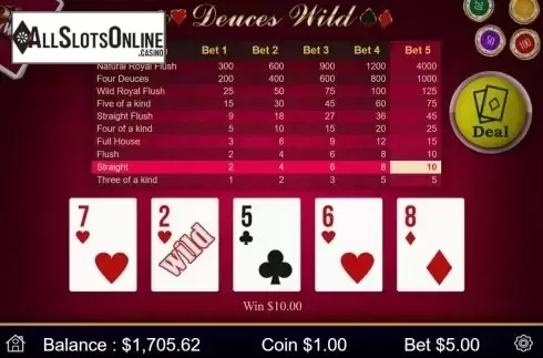 Win Screen 3. Deuces Wild (Mobilots) from Mobilots