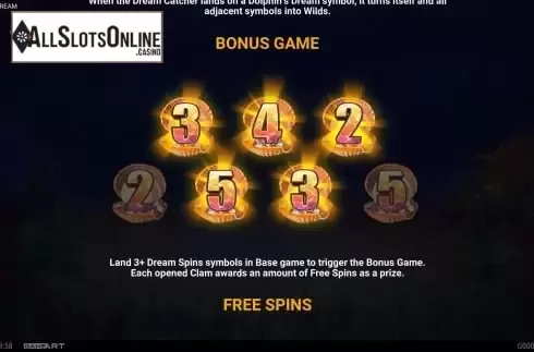 Bonus game screen
