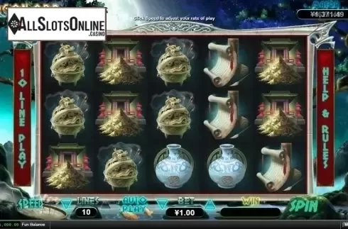 Reel Screen. Dragon Orb from RTG