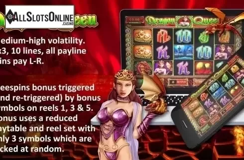 Paytable 1. Dragon Queen from Others
