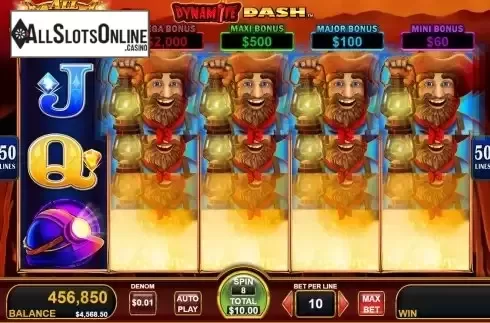 Free Spins Start Screen