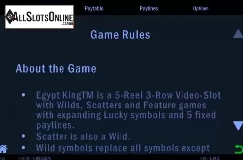 Game rules 1