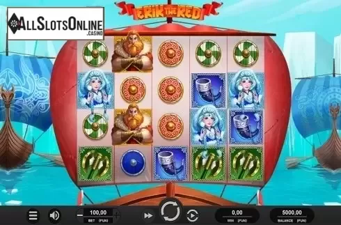 Reels screen. Erik the Red from Relax Gaming