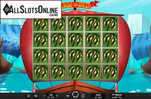 Win Screen . Erik the Red from Relax Gaming