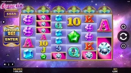 Euphoria Megaways slot screenshot 1