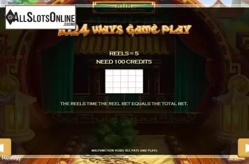 Paytable 3. Face Off from PlayStar