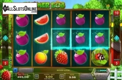 Win Screen. Farmer Bob from Xplosive Slots Group