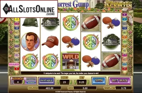 Screen7. Forrest Gump from Amaya