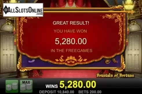 Free Spins 4. Fountain of Fortune (Merkur) from Merkur