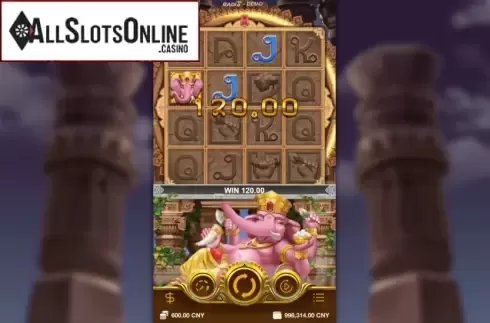Win Screen. Ganesh's Blessing from Radi8
