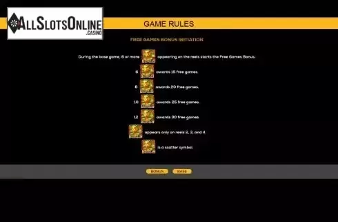 Free Games screen