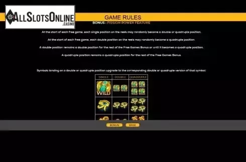 Fission Power feature screen