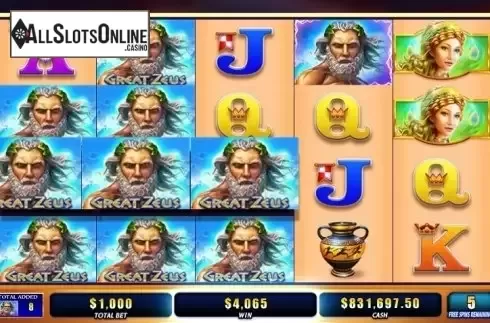 Screen4. Great Zeus from WMS