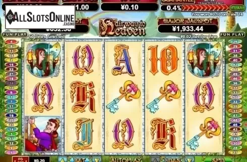 Win Screen. Hairway to Heaven from RTG