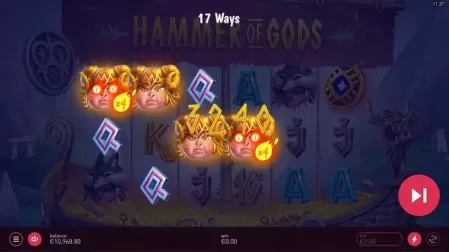 Hammer of Gods slot screenshot 3