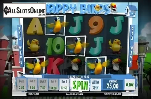 Win. Happy Birds from iSoftBet