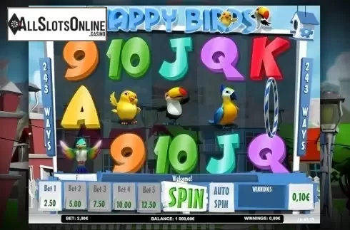 Reels. Happy Birds from iSoftBet