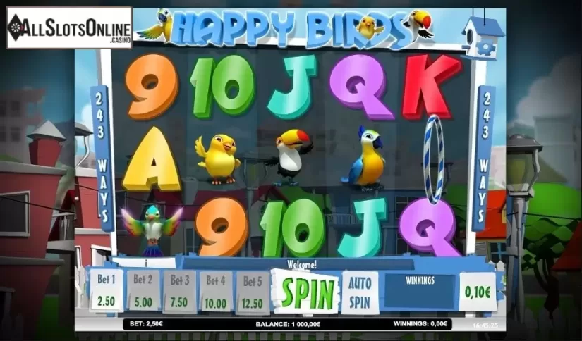 Reels. Happy Birds from iSoftBet