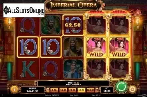 Stack Wild Win screen. Imperial Opera from Play'n Go