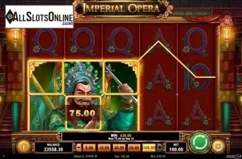 Mega Symbol (3x3) screen. Imperial Opera from Play'n Go