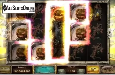 Win screen. Jack O'Lantern vs The Headless Horseman from Red Rake