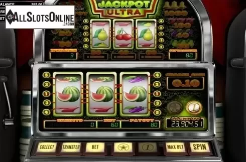 Win Screen 2. Jackpot Ultra from Betsoft
