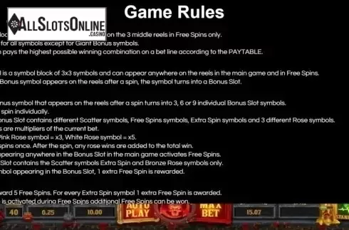 Game Rules. Los Muertos (Wazdan) from Wazdan