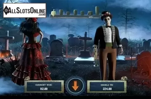 Gamble win screen. Los Muertos (Wazdan) from Wazdan