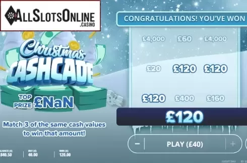 Win screen 2. Lucky Day - Christmas (gamevy) from gamevy