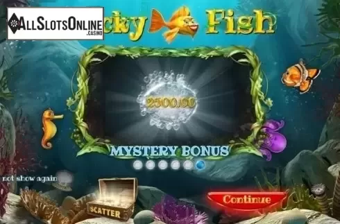 Start Screen. Lucky Fish from Wazdan