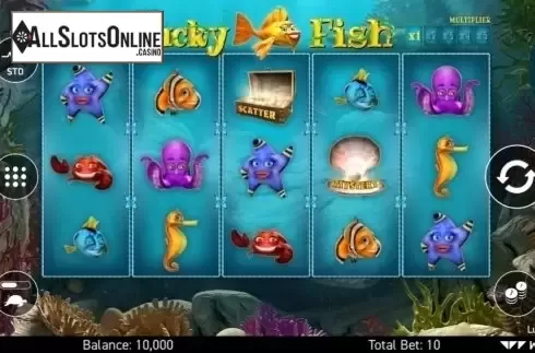 Reel Screen. Lucky Fish from Wazdan