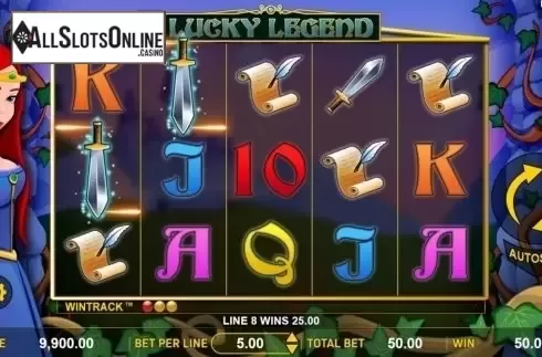 Win Screen 1. Lucky Legend from Aspect Gaming