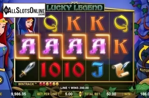 Win Screen 2. Lucky Legend from Aspect Gaming