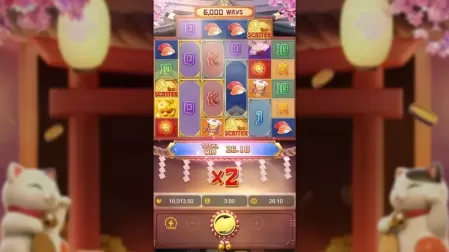Lucky Neko slot screenshot 4