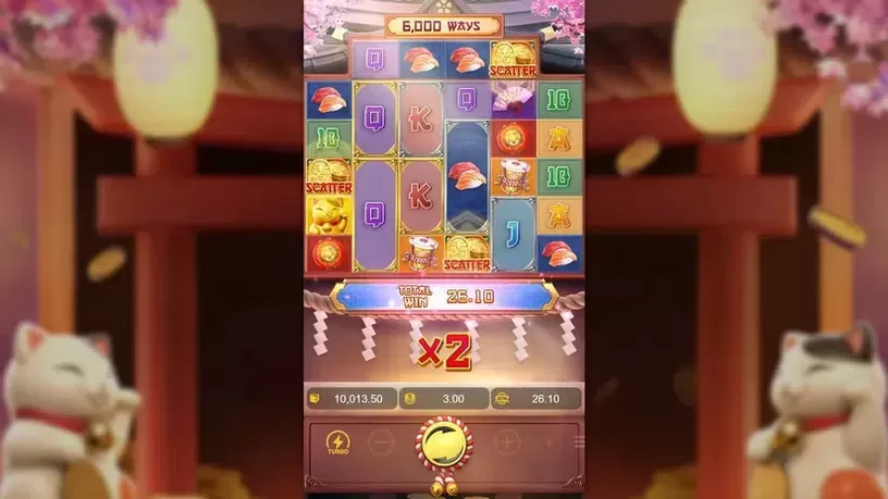 Lucky Neko slot screenshot 