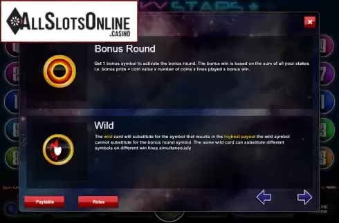 Screen4. Lucky Stars (1X2gaming) from 1X2gaming