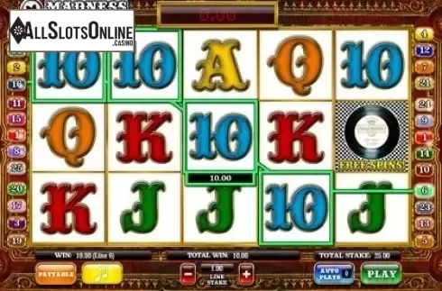 Win Screen 2. Madness House of Fun from Ash Gaming
