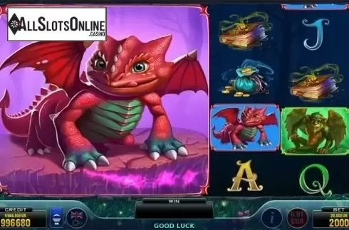 Game workflow 3. Merlin and his Magical Creatures from Novomatic