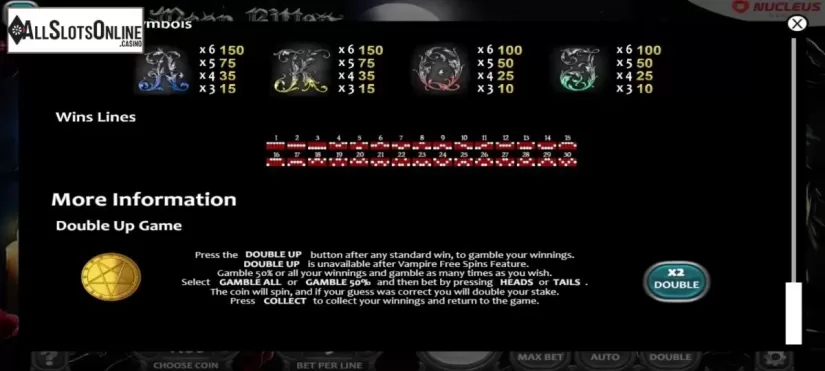 Win Screen 4. Moon Bitten from Nucleus Gaming