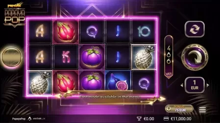 PapayaPop slot screenshot 1