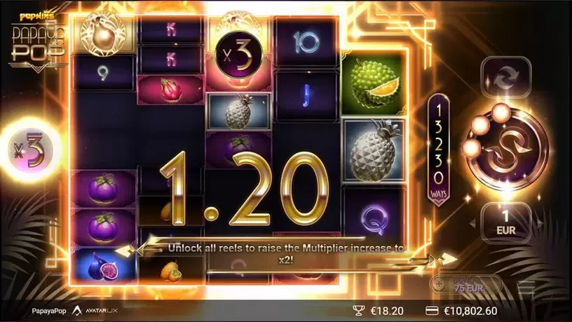 PapayaPop slot screenshot 5
