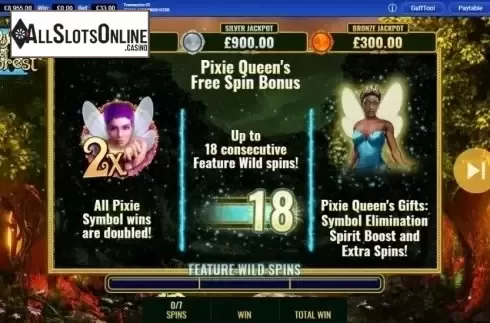 Free Spins Feature. Pixies of the Forest 2 from IGT