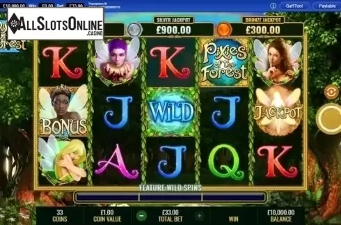Reel Screen. Pixies of the Forest 2 from IGT