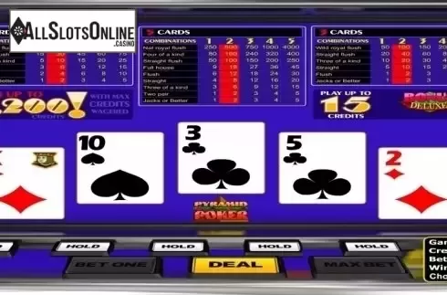 Game Screen. Pyramid Bonus Deluxe (Betsoft) from Betsoft