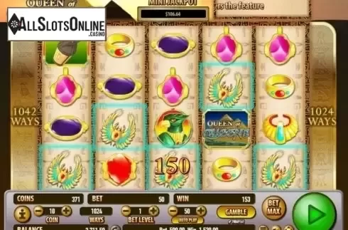 Win Screen. Queen of Queens II from Habanero