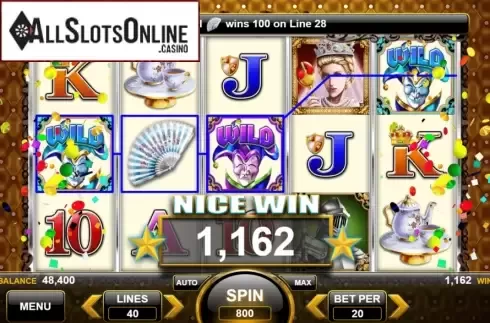 Win Screen 1. Royal Queen from Spin Games