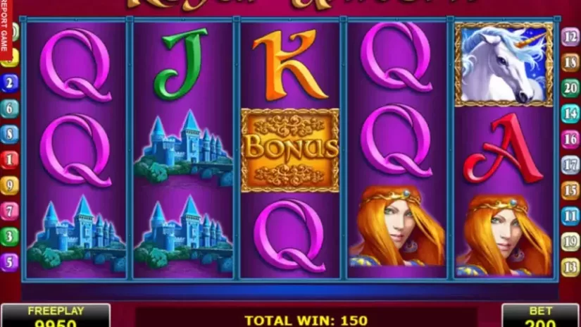 Royal Unicorn slot screenshot 2