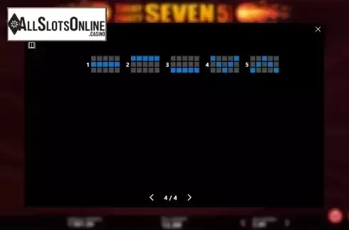 Paylines screen