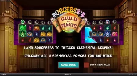 Sorcerer's Guild Of Magic slot screenshot 1